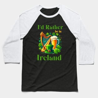 Irish Harp Baseball T-Shirt